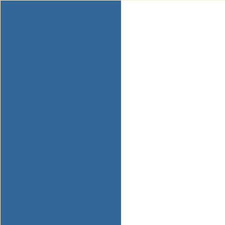 Translucent Blue/White